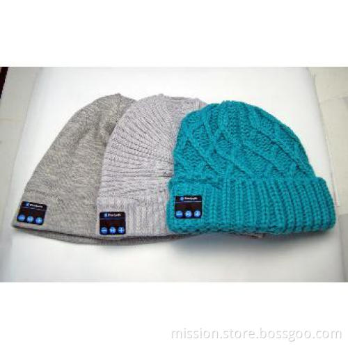 Bluetooth Music Winter Hat Earphone novel speaker for iphone music pay